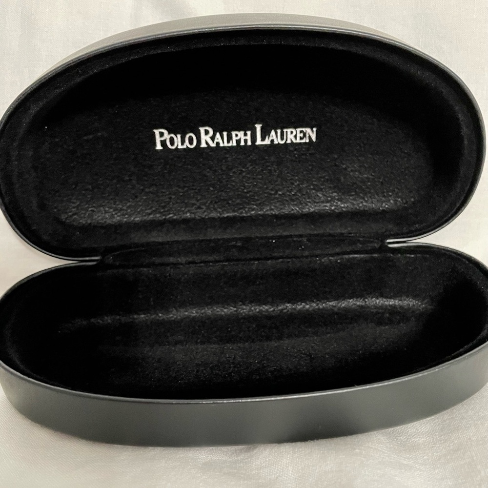 Authentic NEW POLO RALPH LAUREN Clamshell Hard Sunglass case w/Presentation Box